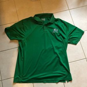 Notre Dame Under Armour Dry-Fit Polo Shirt Size XL